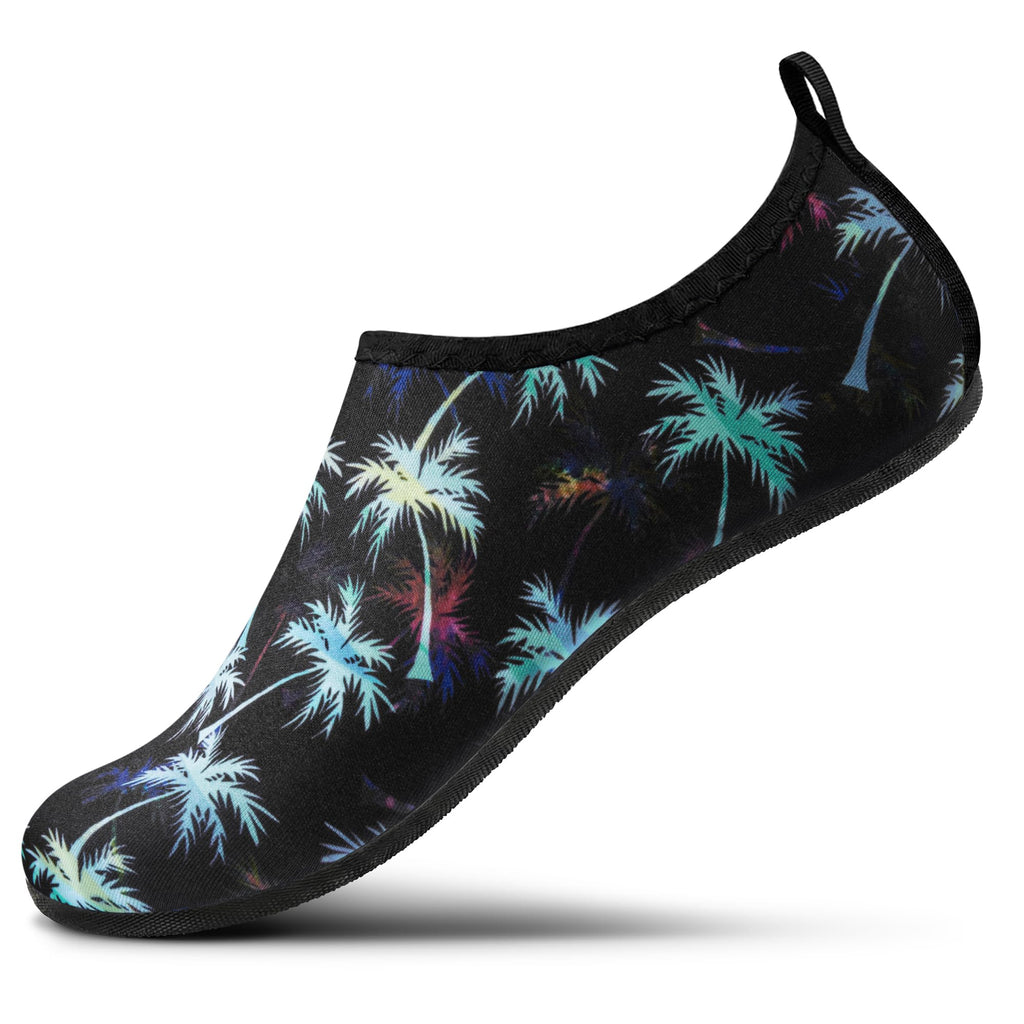 SEEKWAY Water Shoes Women Men Adult Quick-Dry Aqua Socks Barefoot Non Slip for Beach Swim River Pool Lake surf Black SK002(U)