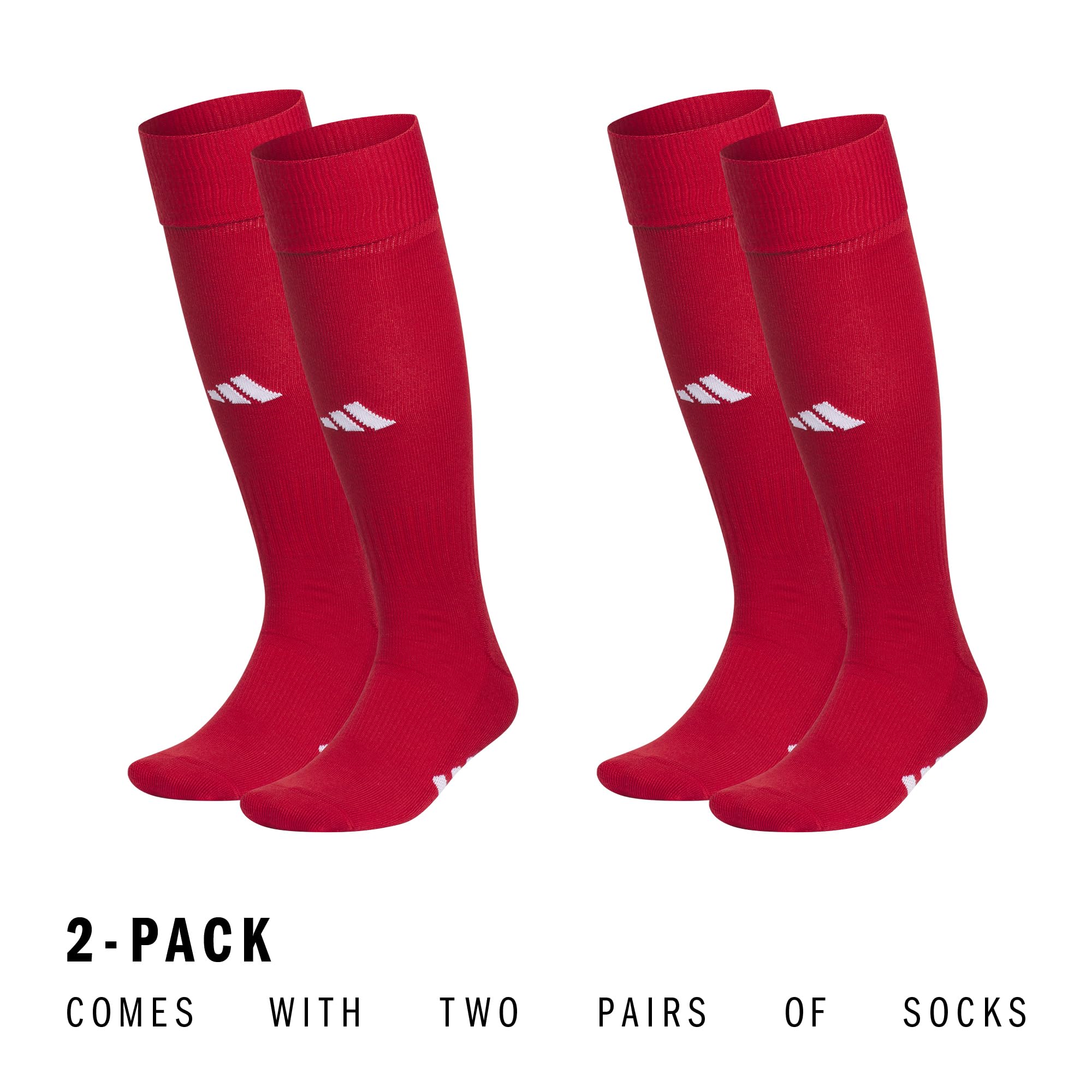adidas Rivalry Over-the-Calf Soccer Socks 2 Pairs