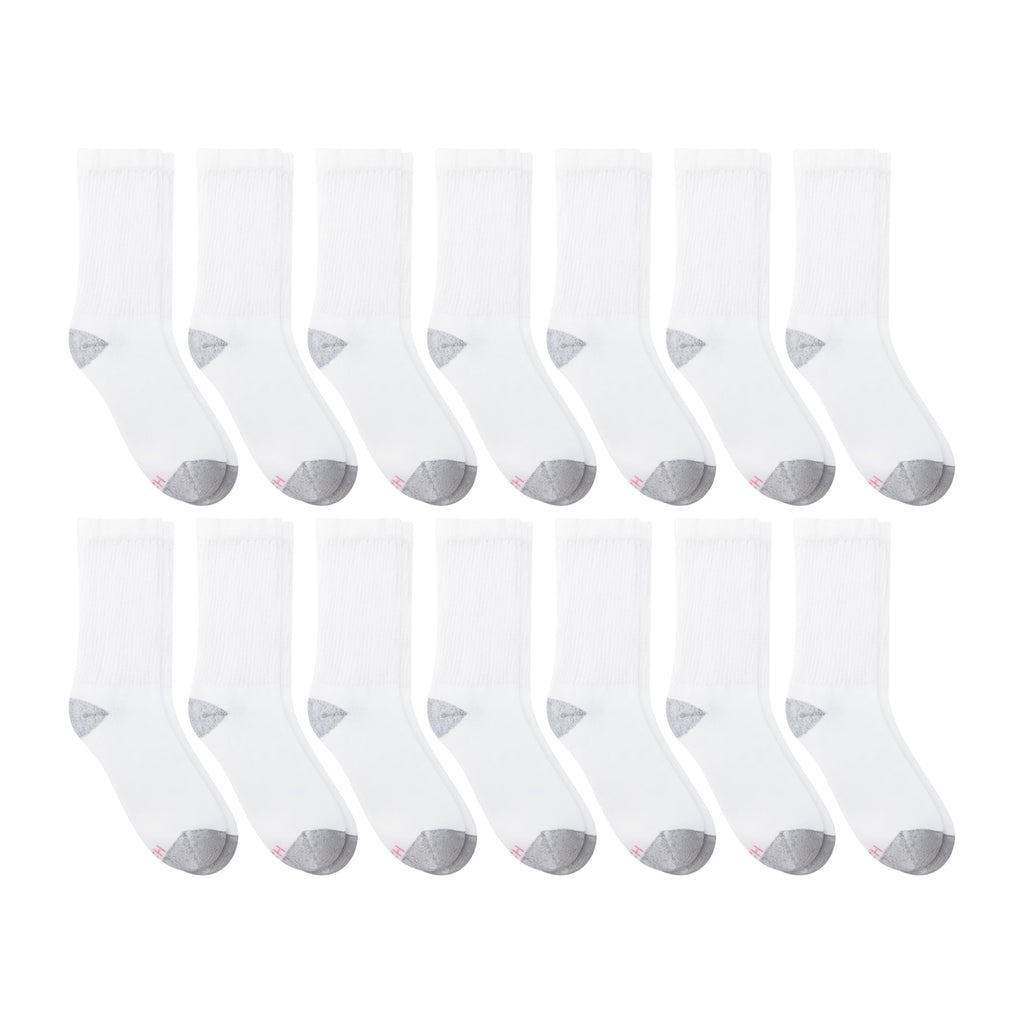 Hanes Women's Crew, Ankle, and No-Show Moisture-Wicking Cushioned Athletic Socks (14 Pack)