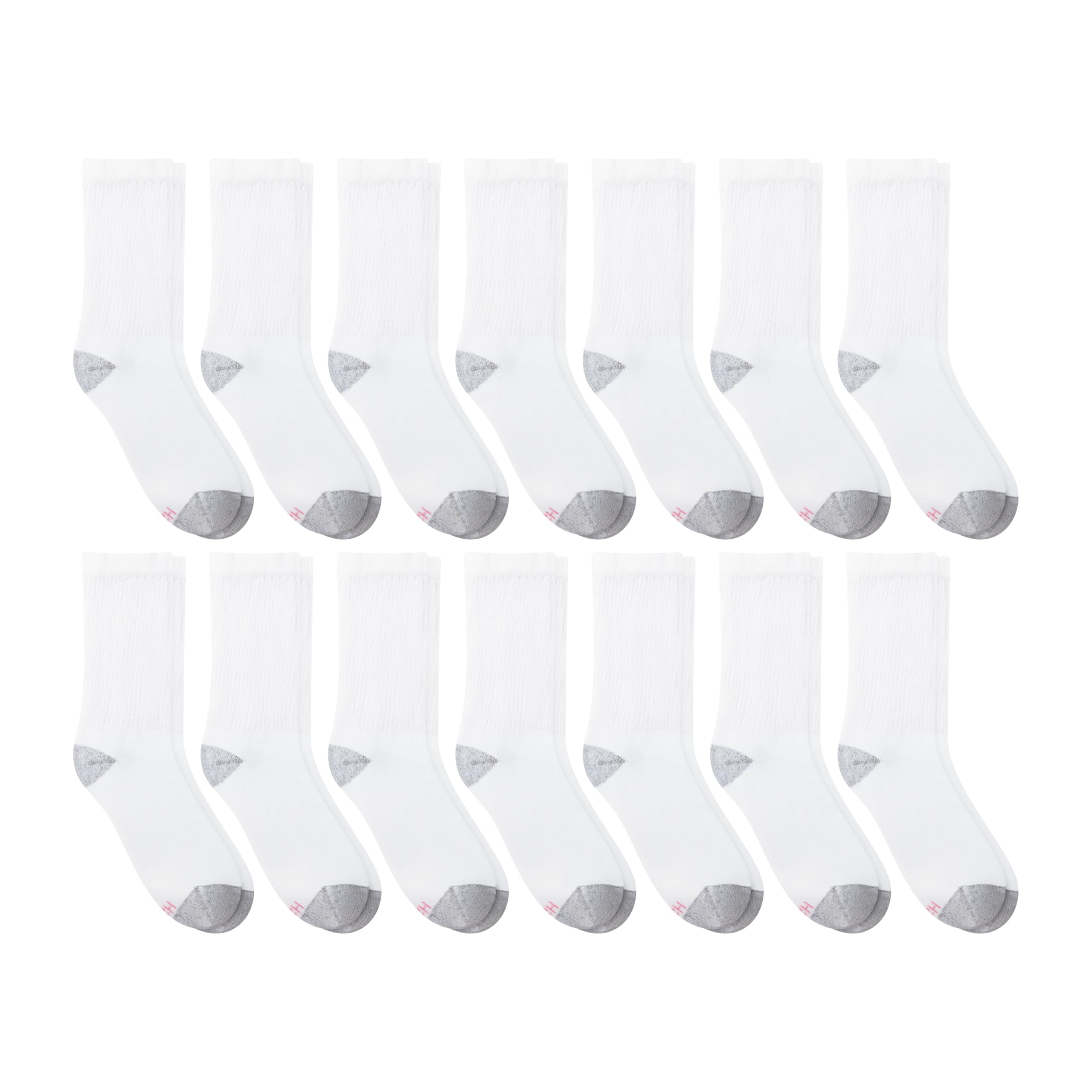 Hanes Women's Crew, Ankle, and No-Show Moisture-Wicking Cushioned Athletic Socks (14 Pack)