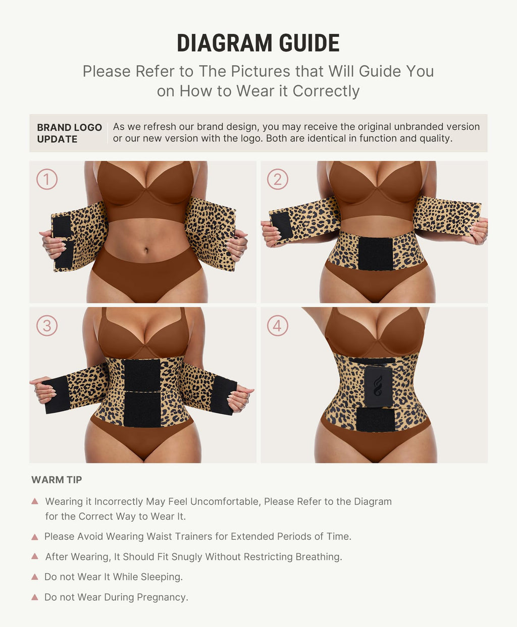 FeelinGirl Waist Trainer Belt Cincher Corset Tummy Control Faja Body Shaper