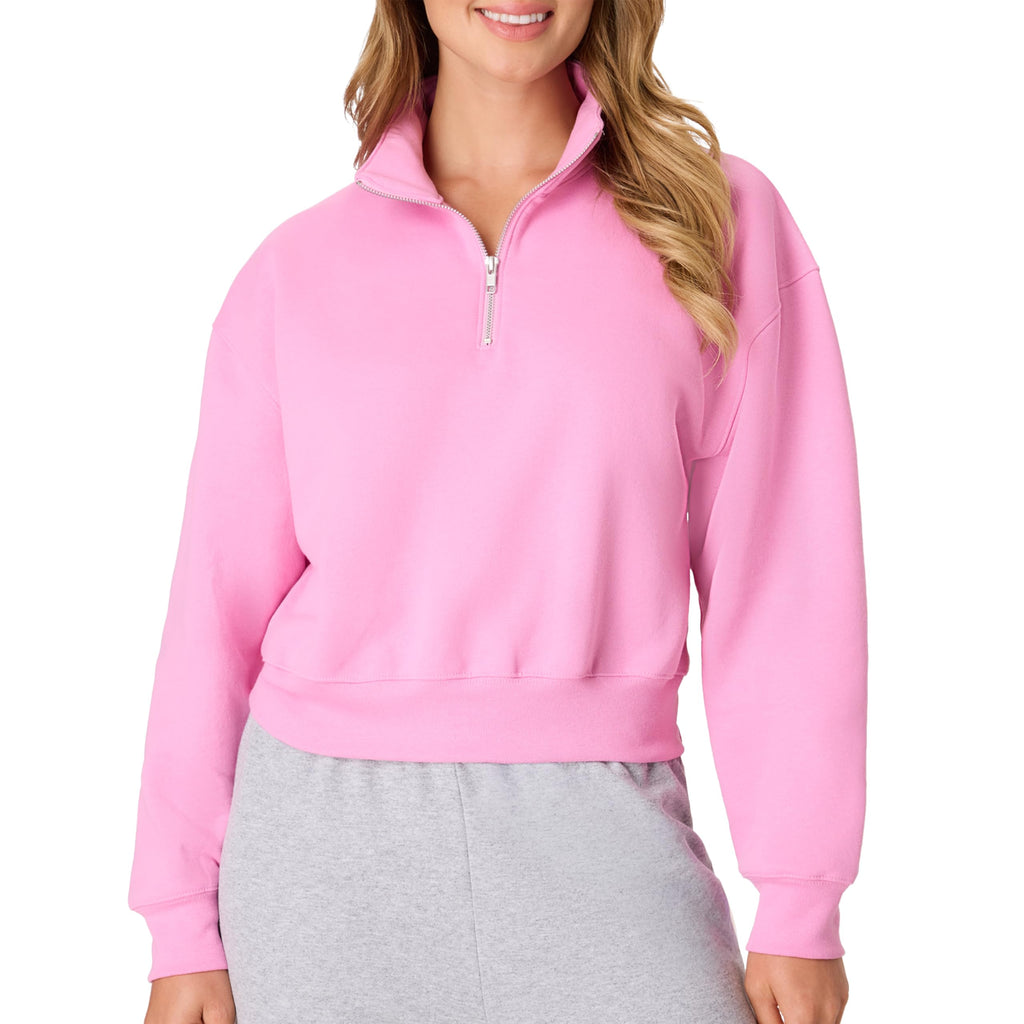 Hanes Women's EcoSmart Fleece Sweatshirt for Women, Soft Midweight - Full-Zip Hoodie, Sweatshirt, or 1/4 Zip