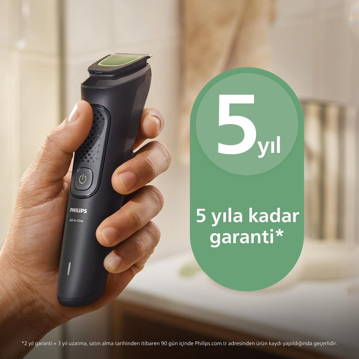 Philips 3000 Serisi 7in1,Erkek Bakım Seti,Yüz/Saç/Vücut Tıraş Makinesi,Islak/Kuru Kullanım,MG3930/15