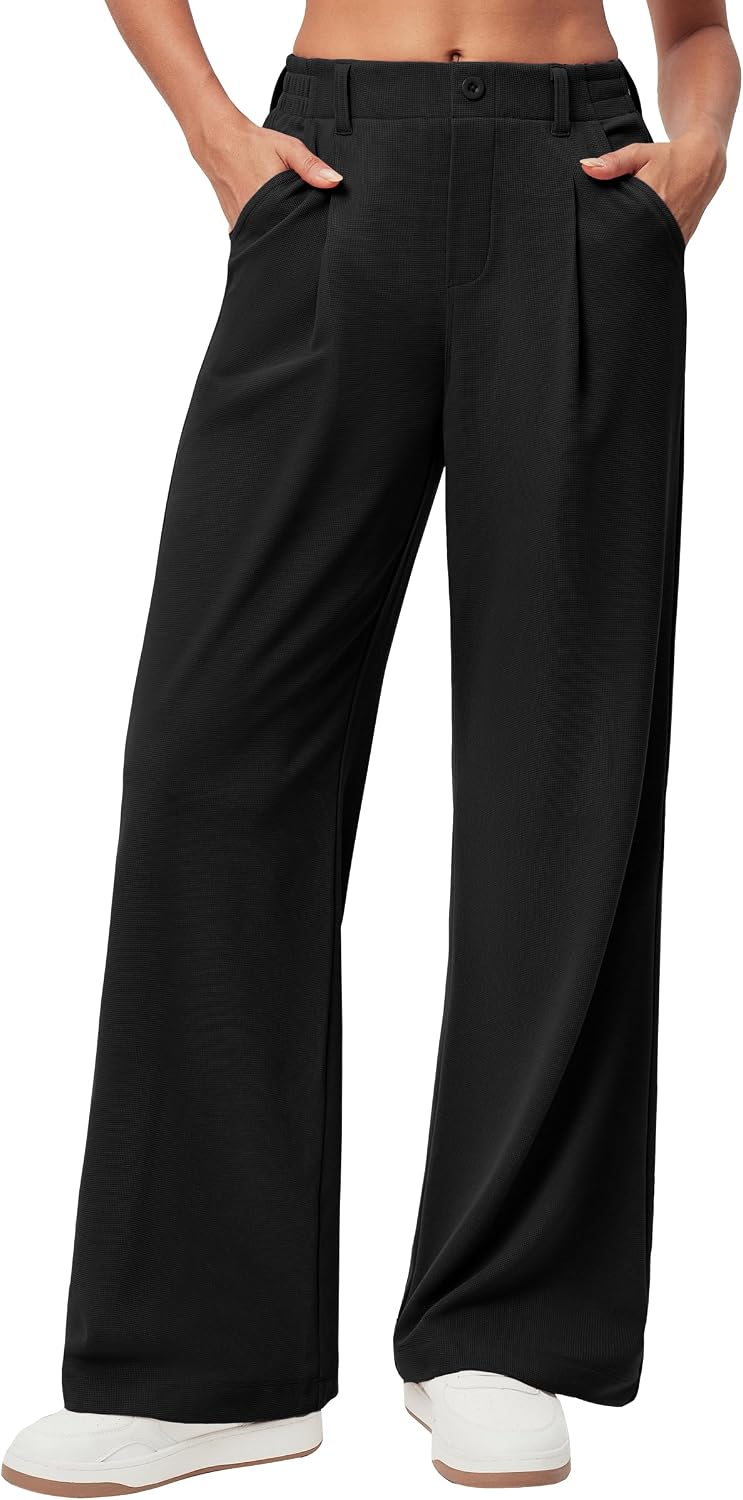 Ewedoos Wide Leg Dress Work Pants for Women Business Casual Office Outfits