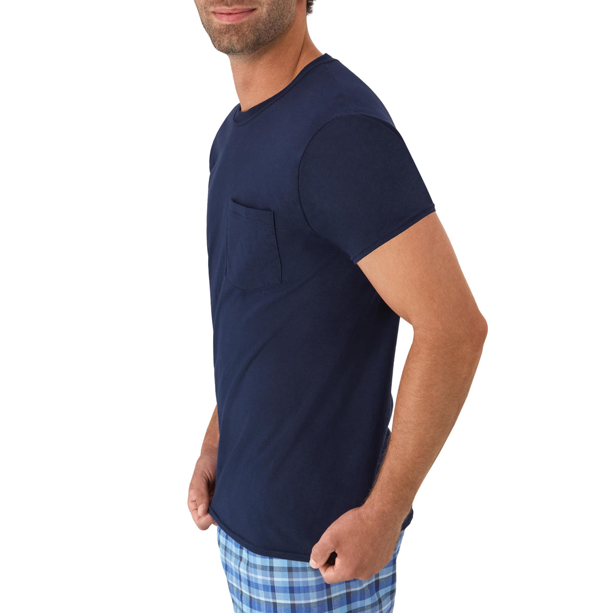 Hanes Men's Pocket T-Shirts - 6-Pack - Cotton Crewneck Tees