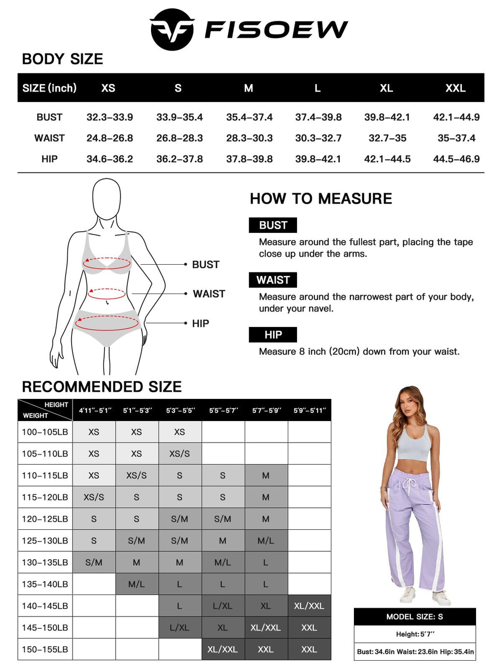 Fisoew Women's Baggy Wide Leg Pants Casual Drawstring Elastic Waisted Contrast Color Workout Y2K Track Pants