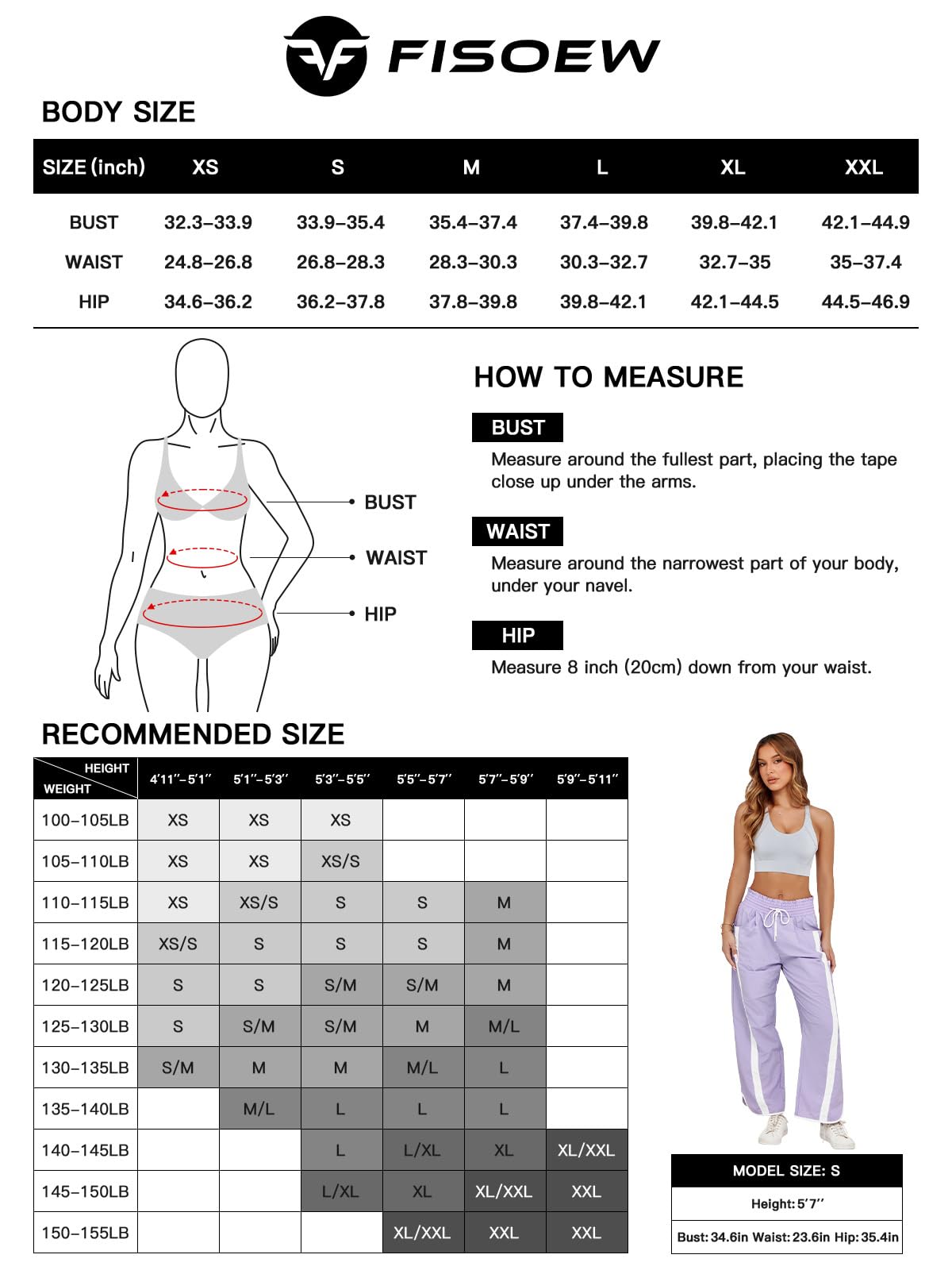 Fisoew Women's Baggy Wide Leg Pants Casual Drawstring Elastic Waisted Contrast Color Workout Y2K Track Pants