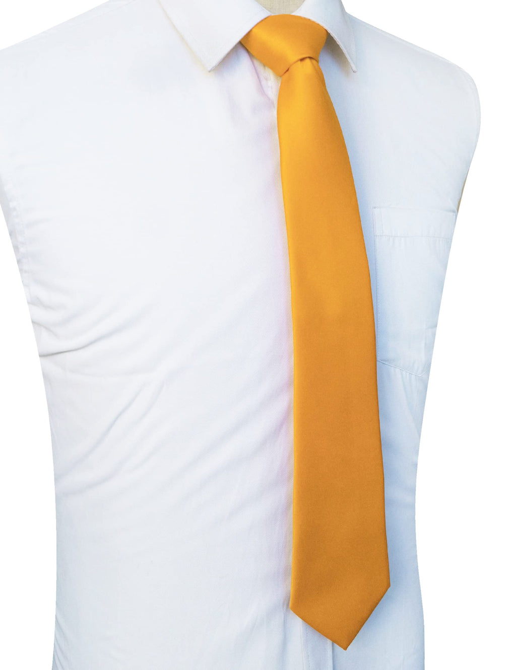JEMYGINS Solid Color Tie Mens Necktie for Business and Wedding