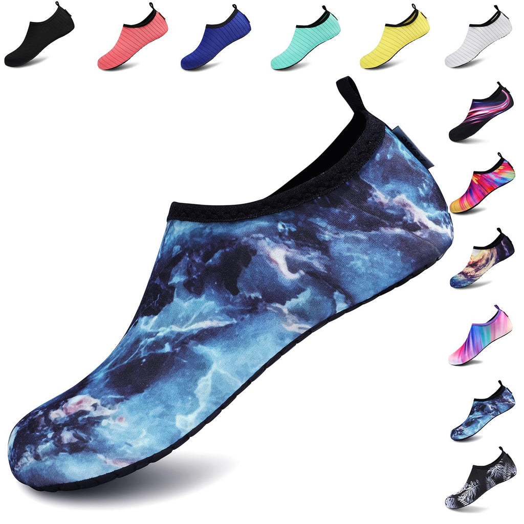 VIFUUR Water Shoes for Men Women Barefoot Quick Dry Aqua Socks Slip On