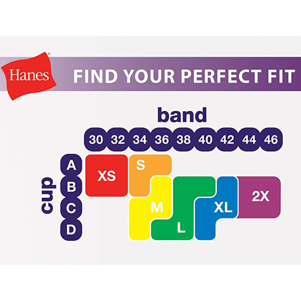 Hanes Women's String Bralette Pack, 3-Pack, Cotton Sports Bralette Bras for Women, Solid or Assorted Wireless Bras