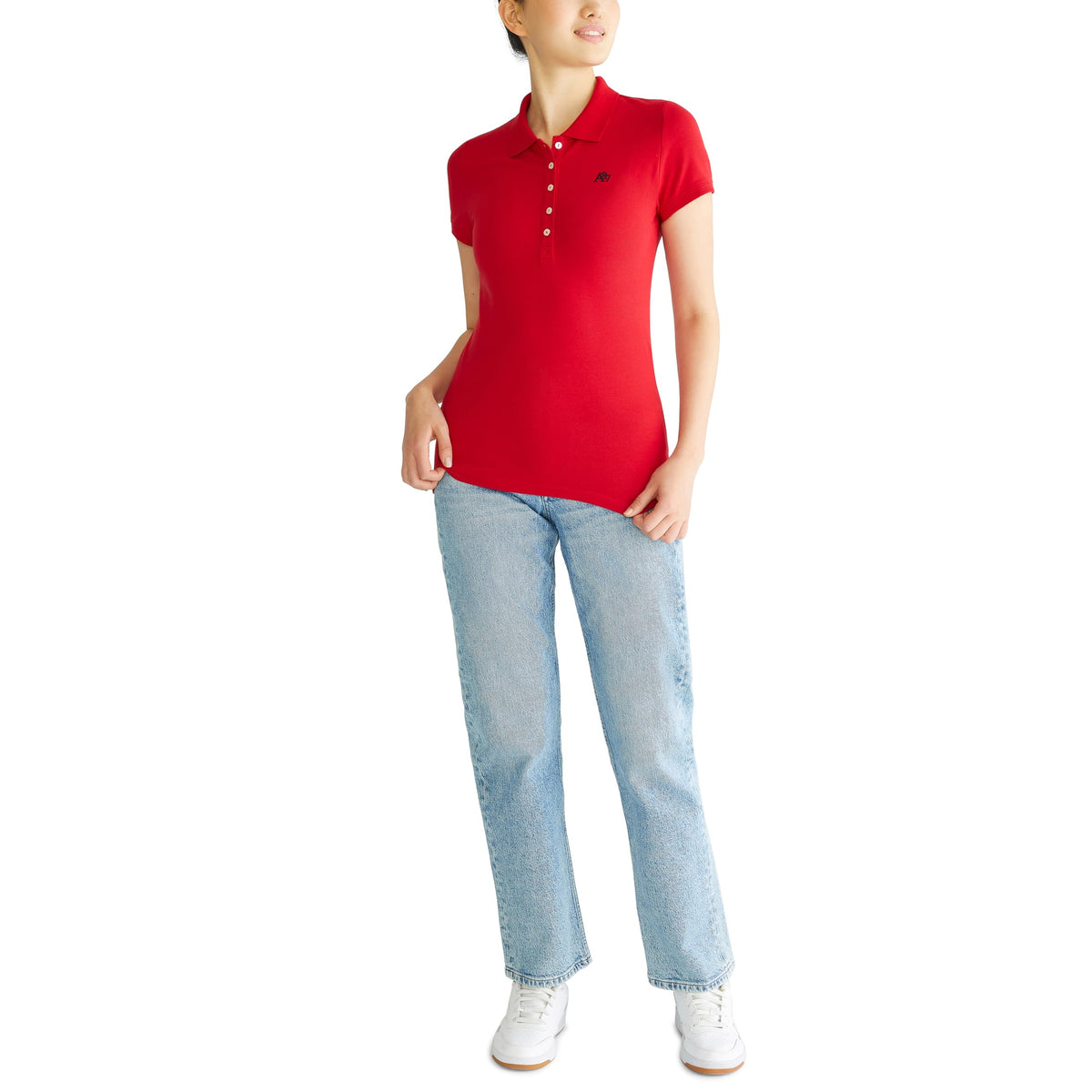 AEROPOSTALE Women's Aero Solid A87 Polo