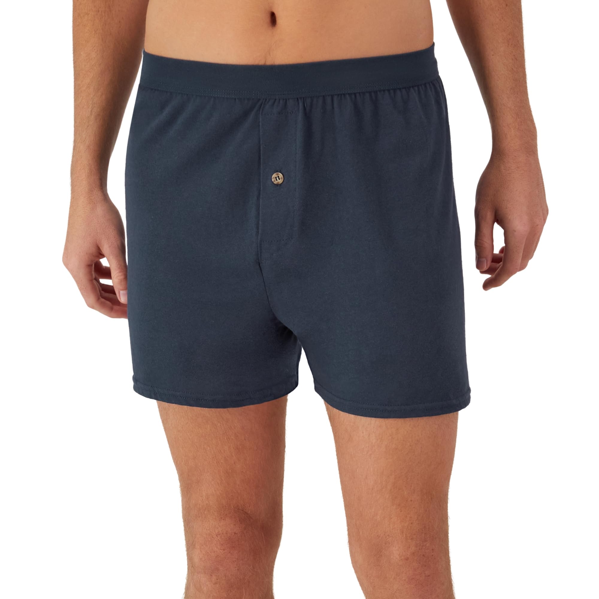 Hanes mens Underwear Boxers Pack, Cool and Breathable Cotton Underwear, Exposed and Comfortflex Waistbands, Multi-pack