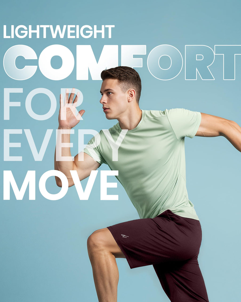 Breathable Mesh Mens Athletic Shorts Loose-Fit Quick Dry Running Gym Shorts