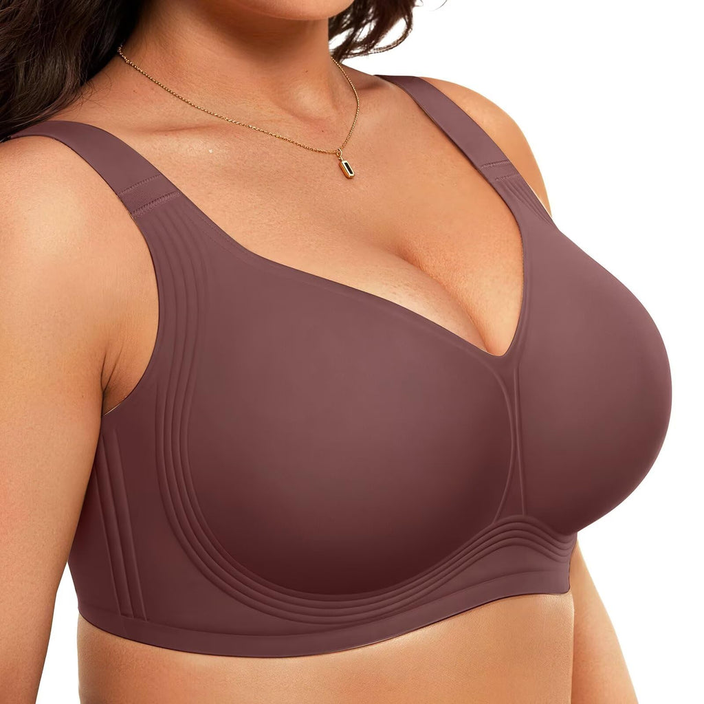 Vertvie Jelly Bras for Women No Underwire Minimizer Support