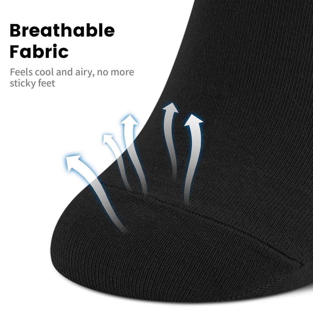 wernies No Show Socks Men, Low Cut Ankle Short Casual Non Slip Socks