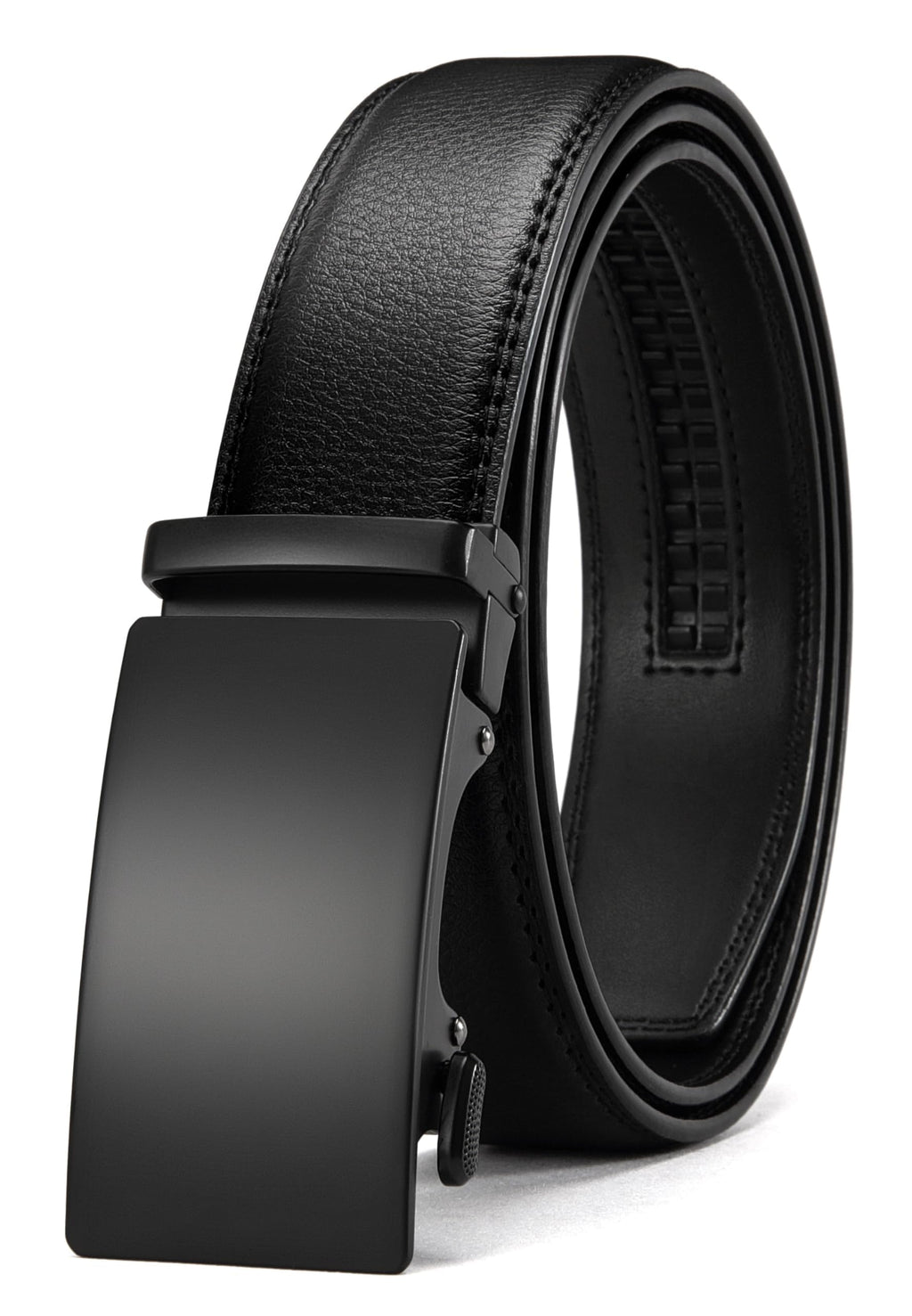 CHAOREN Mens Leather Ratchet Belt - 1 3/8" for Dress Pants