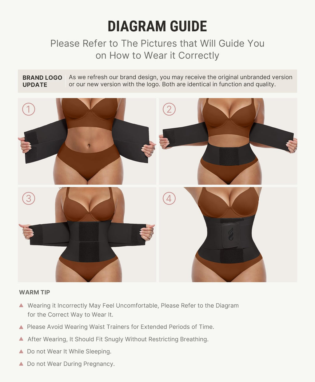 FeelinGirl Waist Trainer Belt Cincher Corset Tummy Control Faja Body Shaper