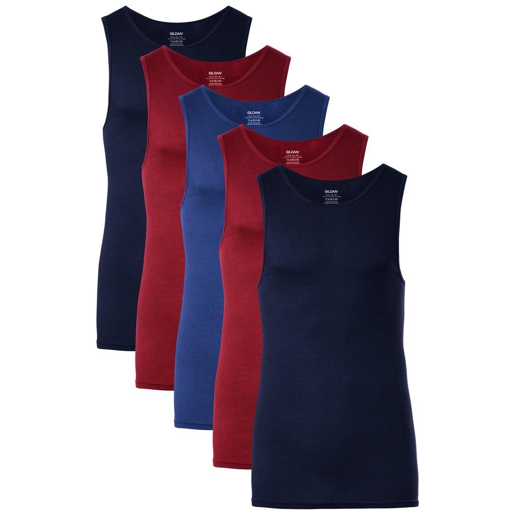 Gildan Men's A-Shirts Tanks Multipack