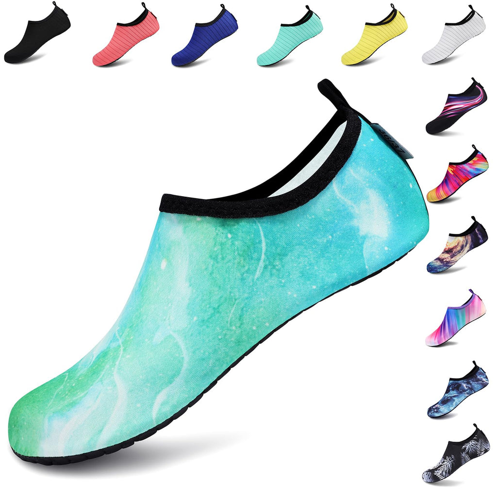 VIFUUR Water Shoes for Men Women Barefoot Quick Dry Aqua Socks Slip On