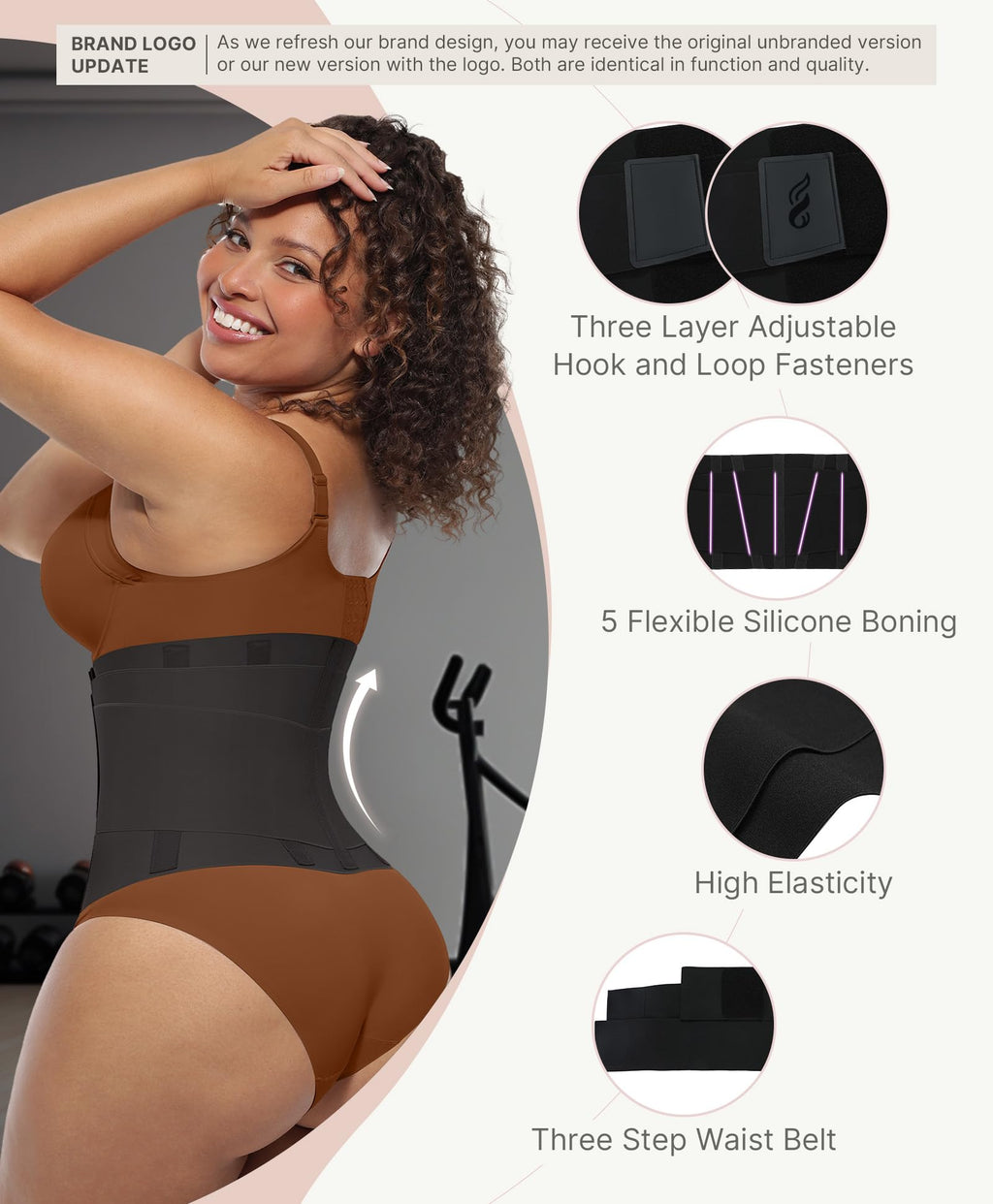 FeelinGirl Waist Trainer Belt Cincher Corset Tummy Control Faja Body Shaper
