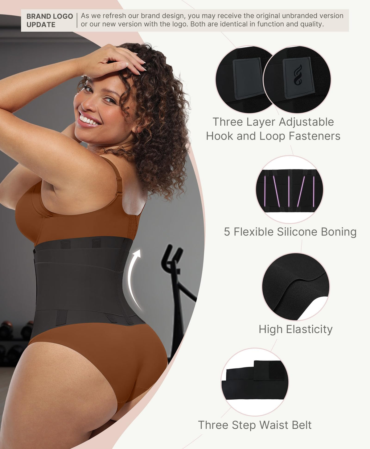 FeelinGirl Waist Trainer Belt Cincher Corset Tummy Control Faja Body Shaper