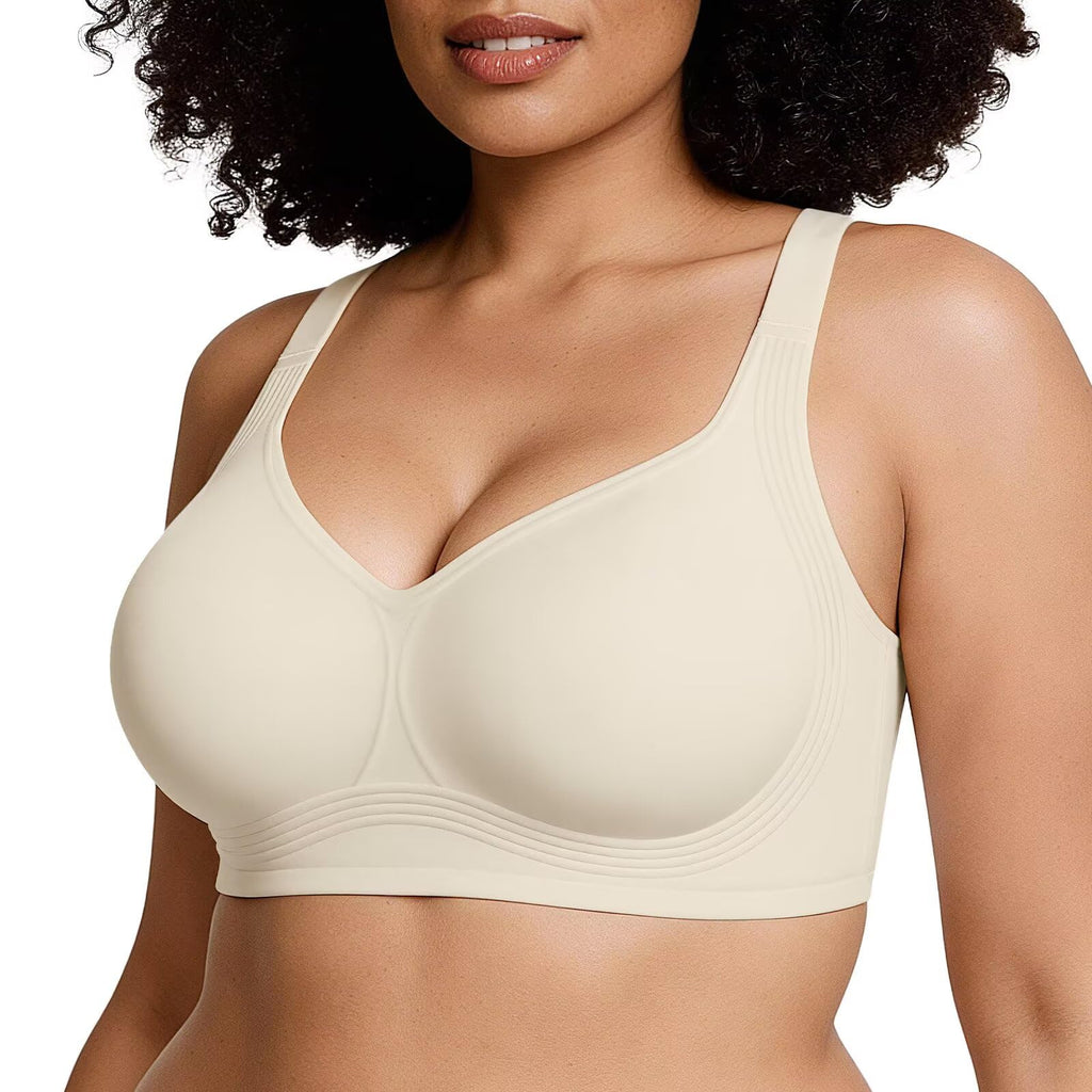 Vertvie Jelly Bras for Women No Underwire Minimizer Support