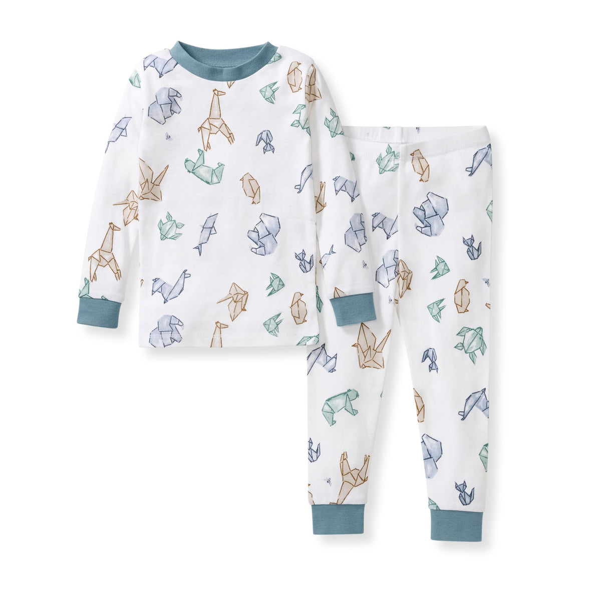 Burt's Bees Baby Organic Cotton Pajamas for Boys, Toddler PJ Set, 2-PC