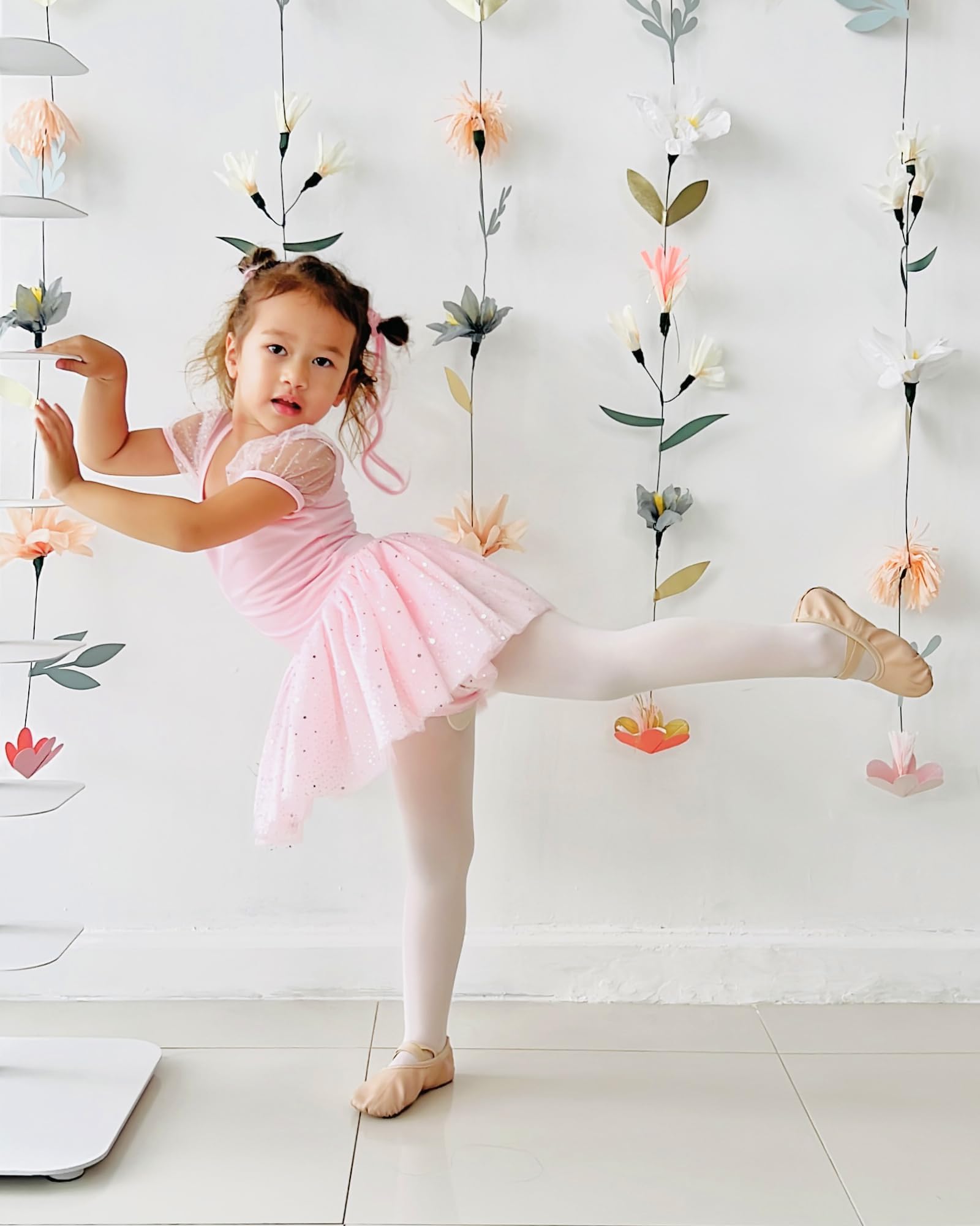 Stelle Ballet Shoes for Girls Toddler Soft Leather Split Sole Practice