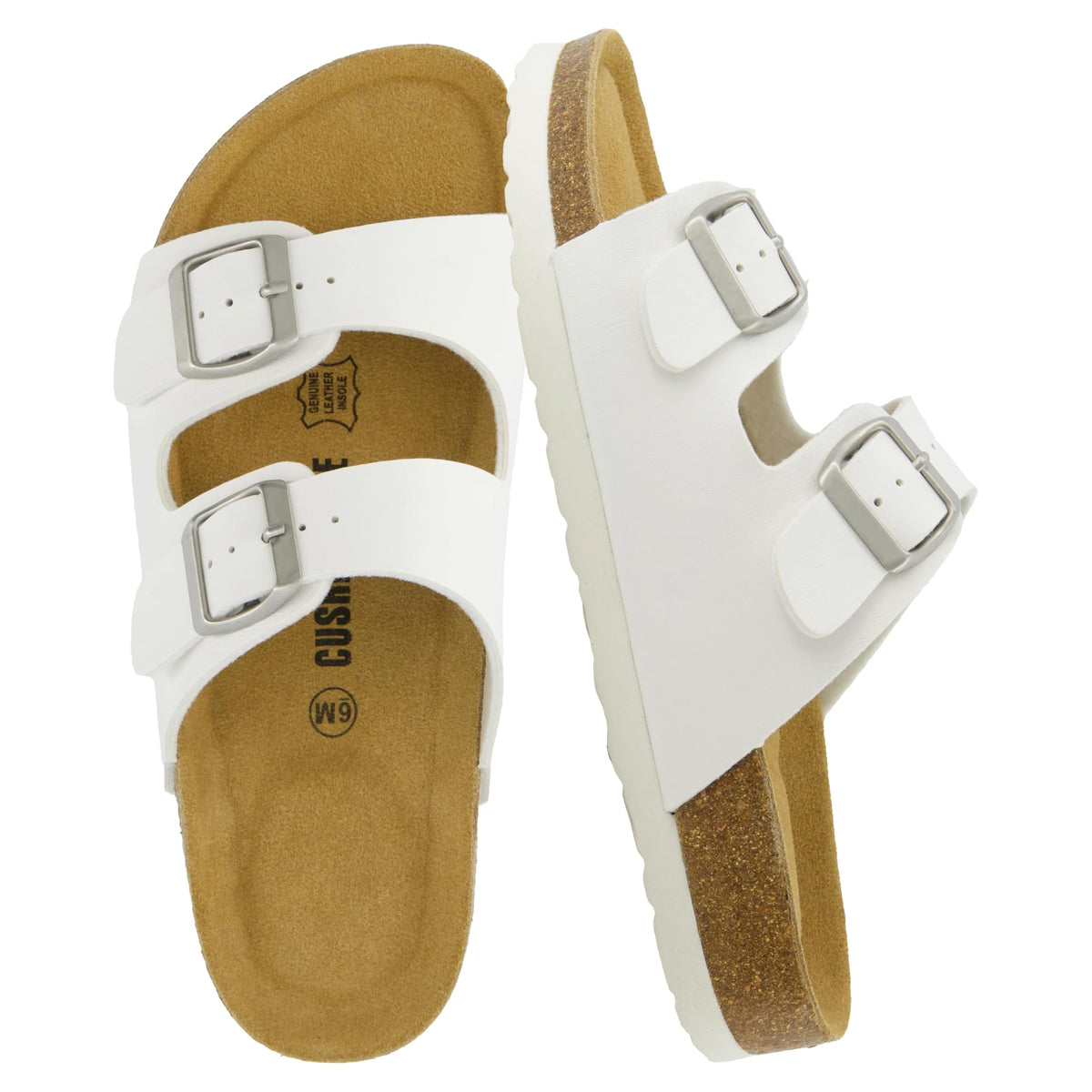 CUSHIONAIRE Lane Cork Slide Women's Sandals, Comfortable Sandals for Women