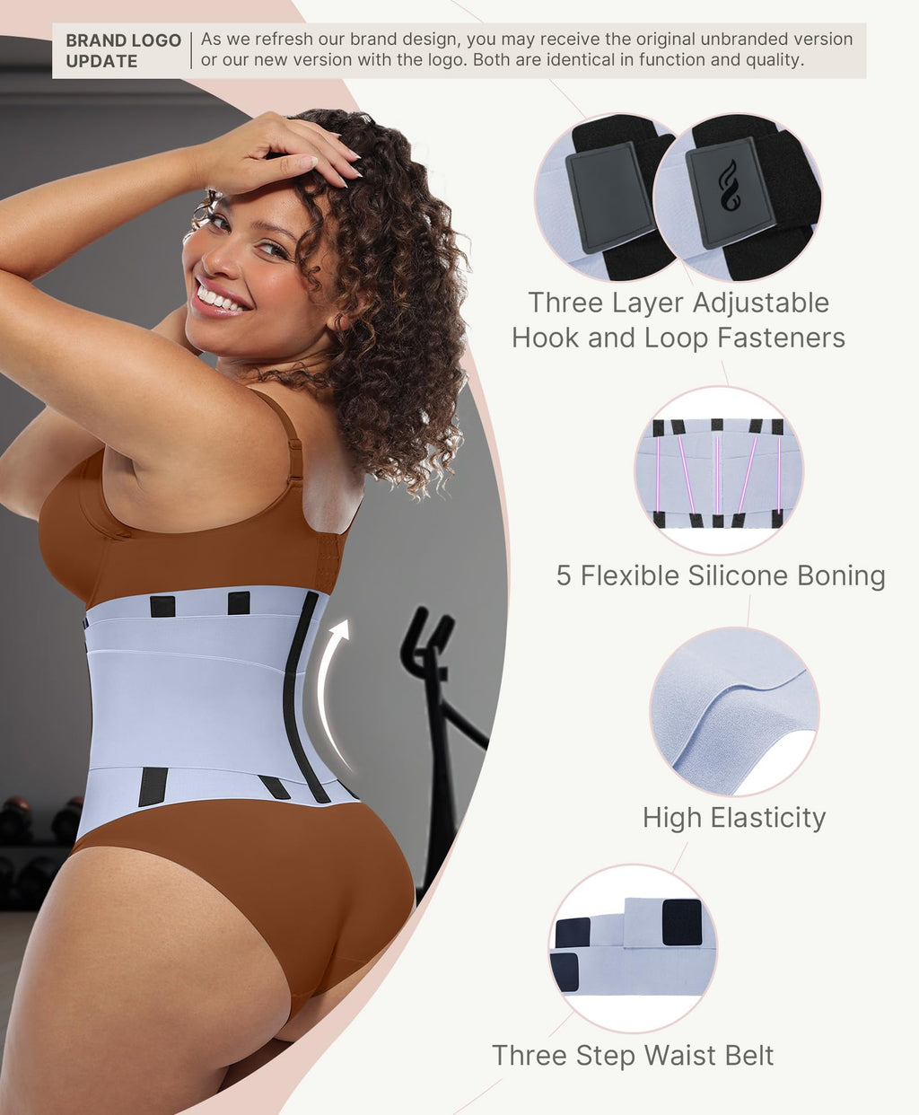 FeelinGirl Waist Trainer Belt Cincher Corset Tummy Control Faja Body Shaper