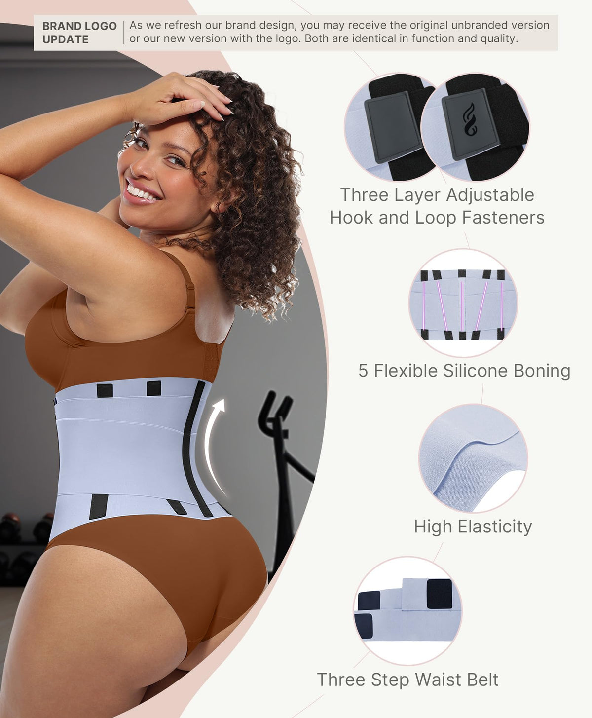 FeelinGirl Waist Trainer Belt Cincher Corset Tummy Control Faja Body Shaper