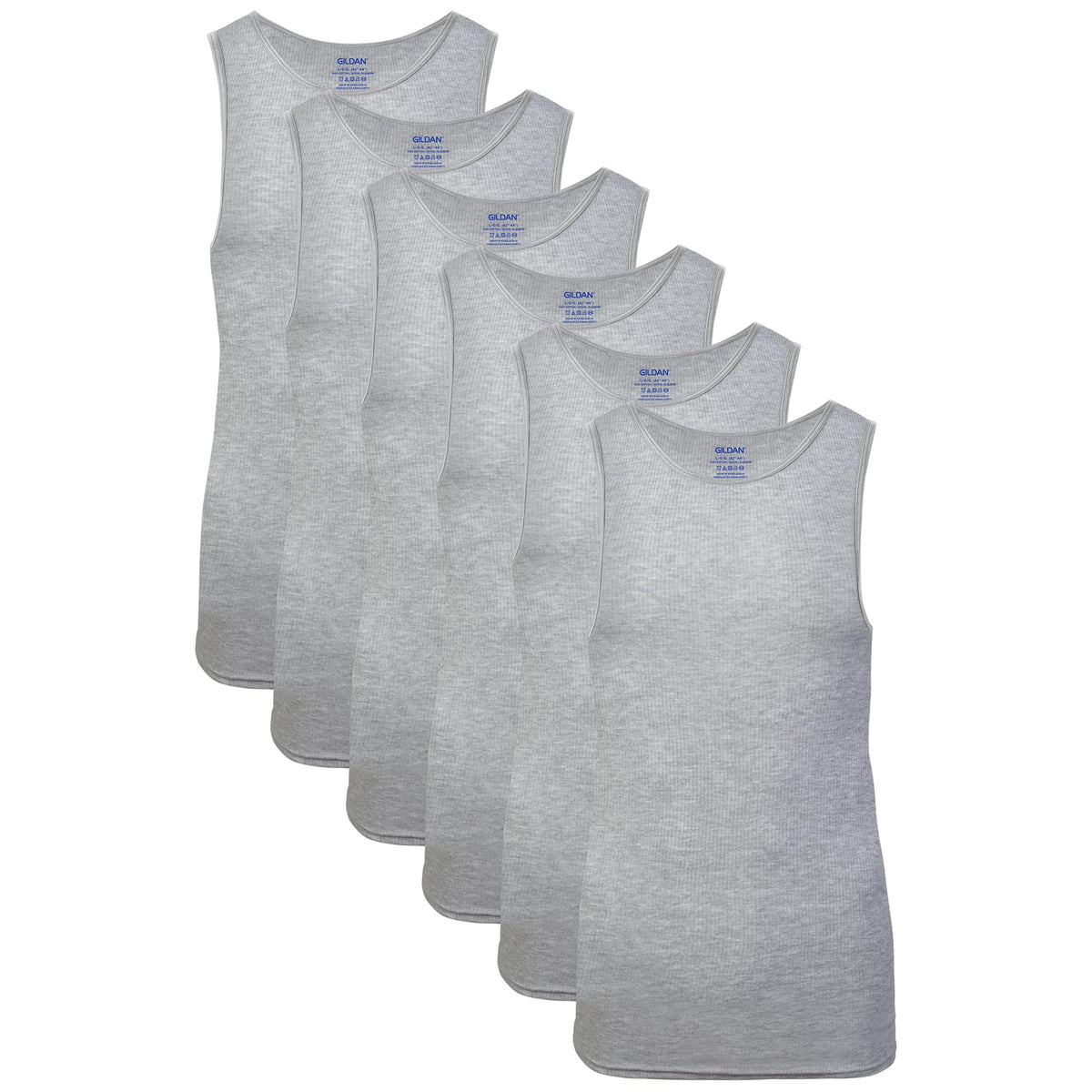 Gildan Men's A-Shirts Tanks Multipack