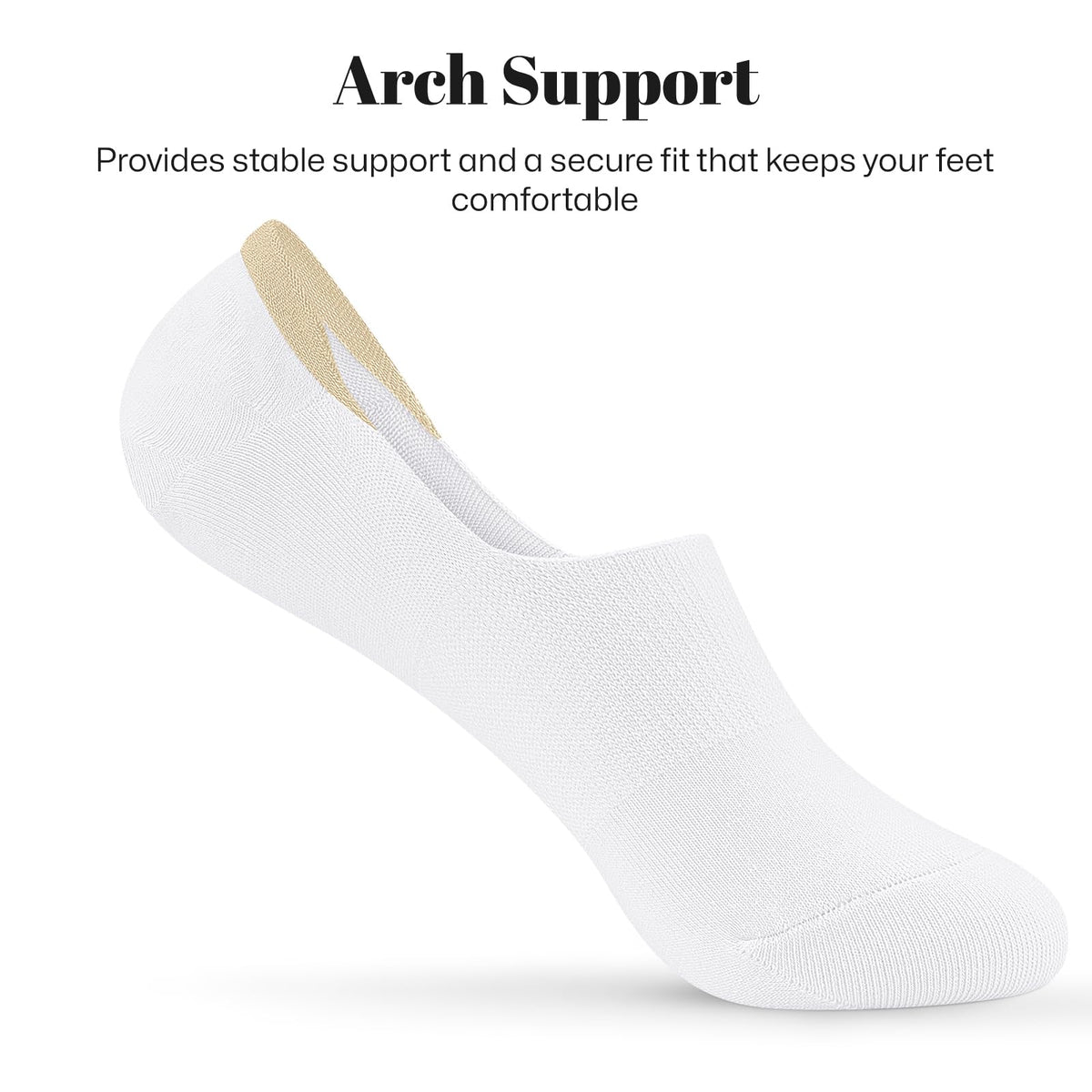 wernies No Show Socks Women Low Cut Ankle Socks Non Slip 4/8 Pairs