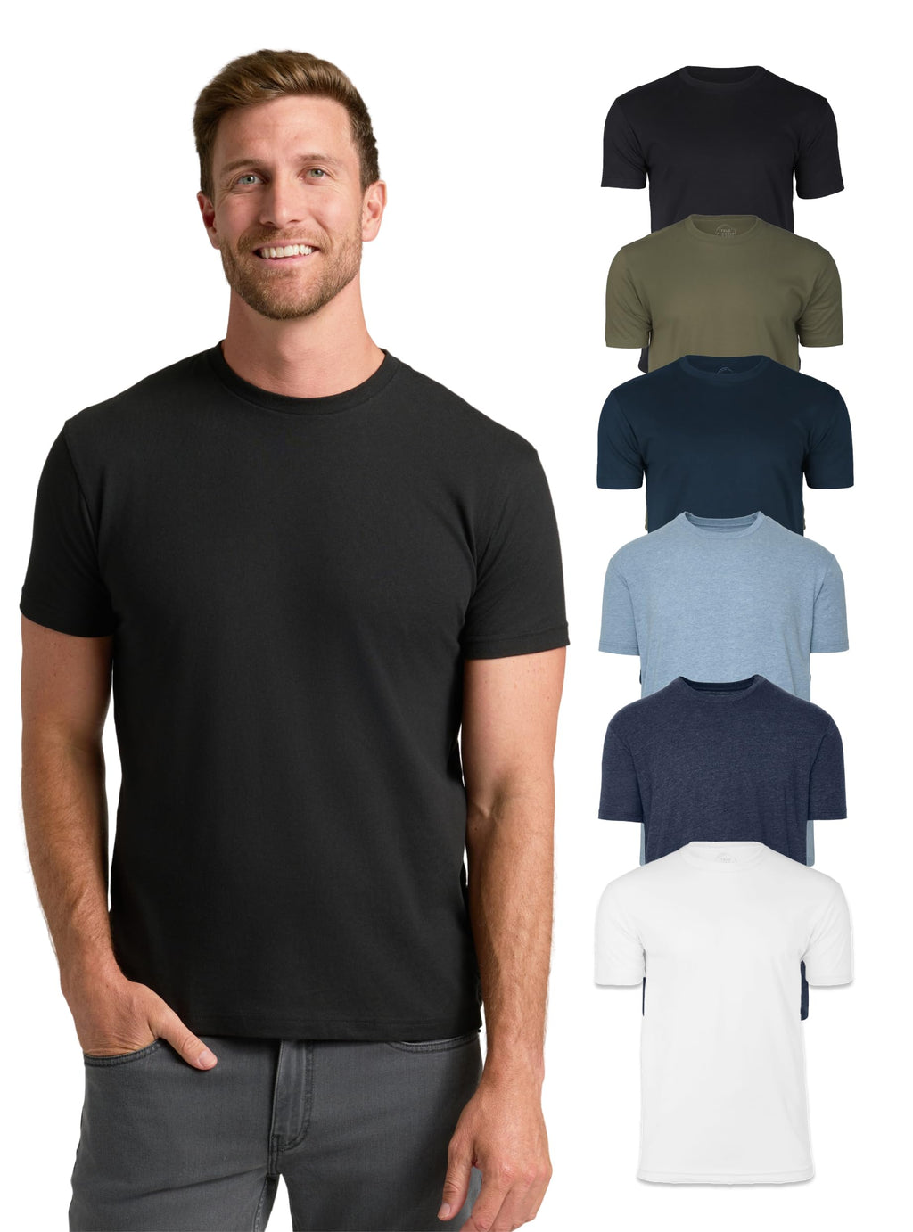 True Classic Mens T-Shirts – Short Sleeve Crew