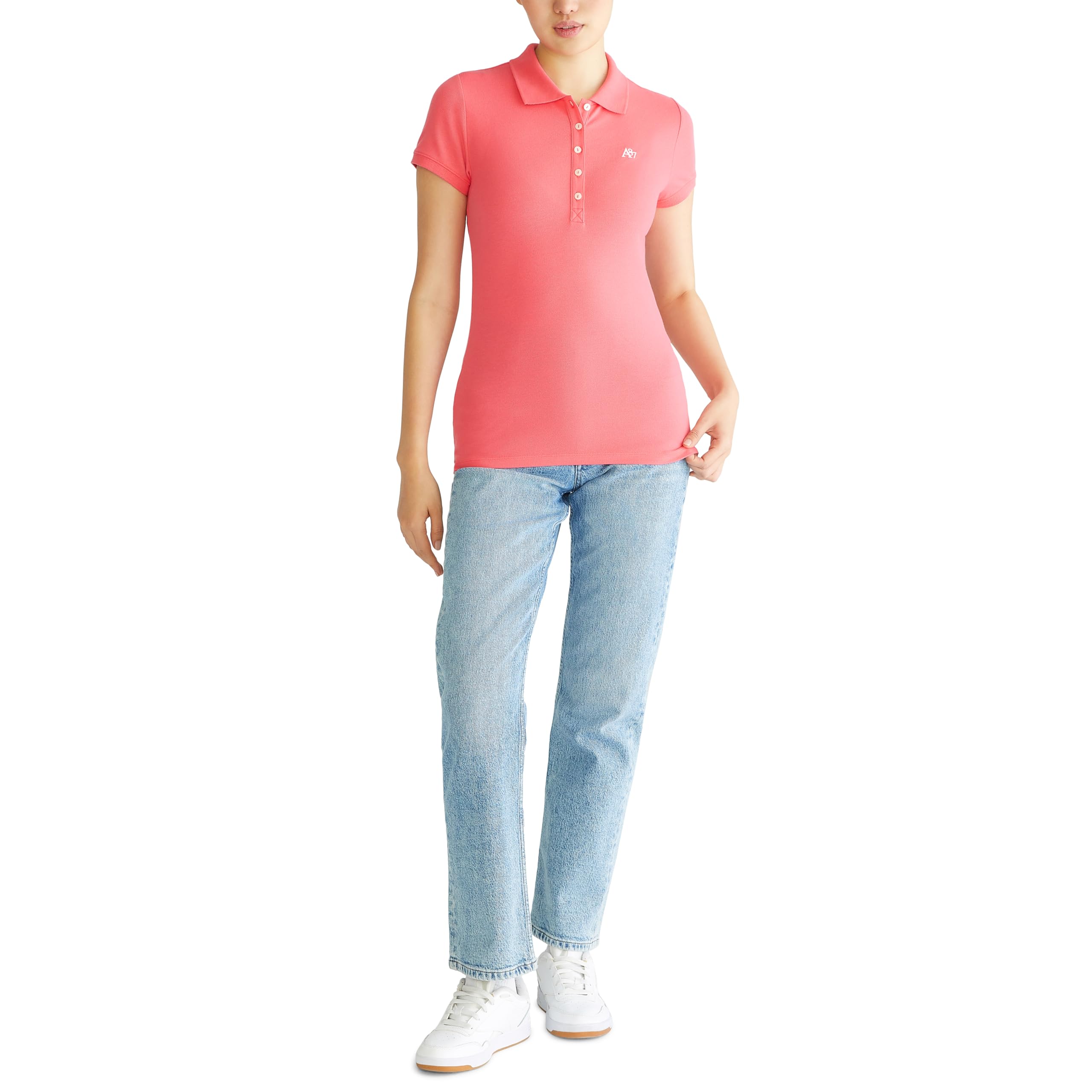AEROPOSTALE Women's Aero Solid A87 Polo