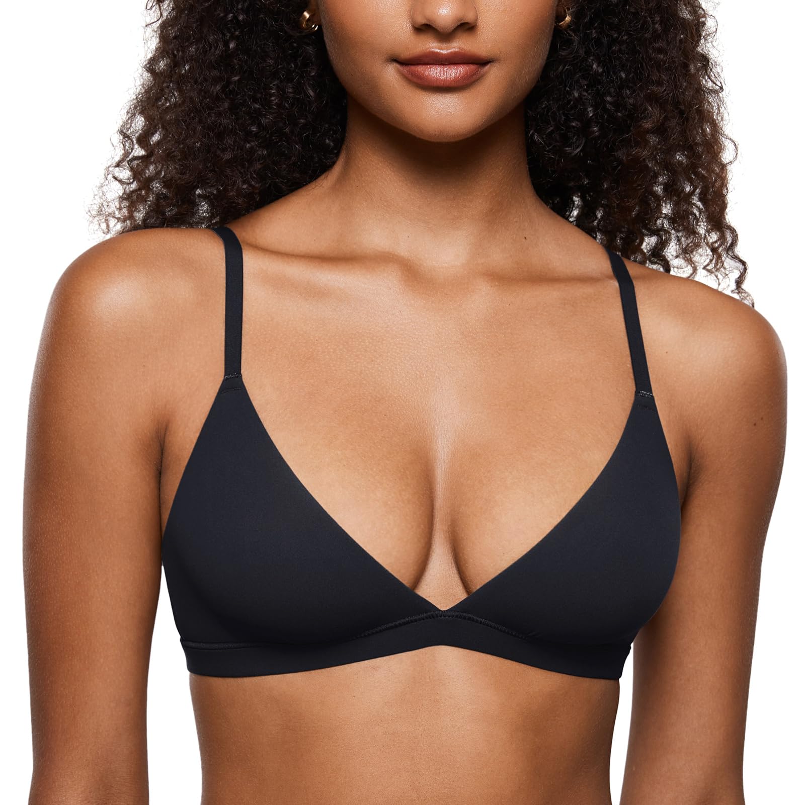 INLYRIC Women's Unlined Triangle Bralette