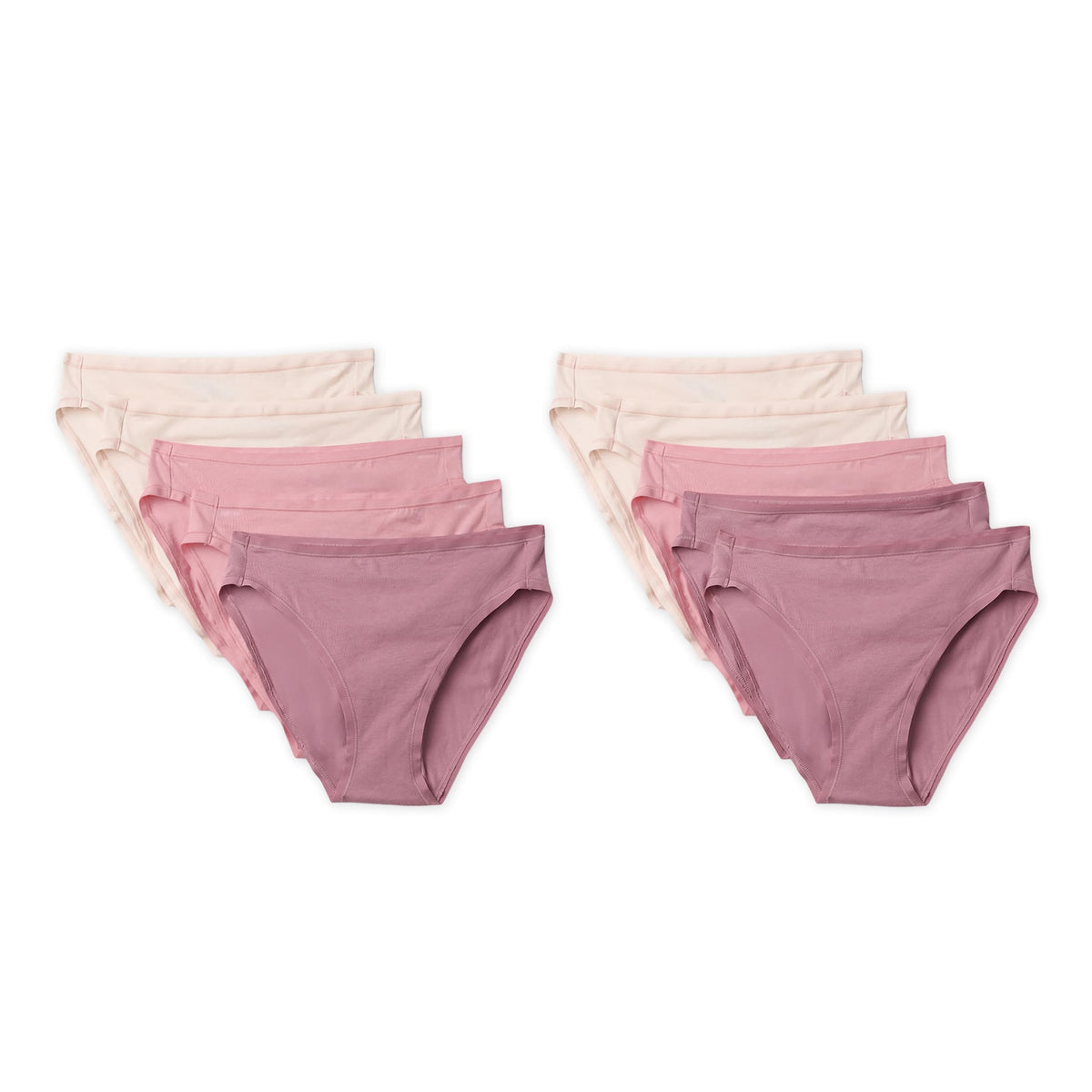 Amazon Essentials Women's Cotton Spandex Bikini Brief Underwear (Available in Plus Size)