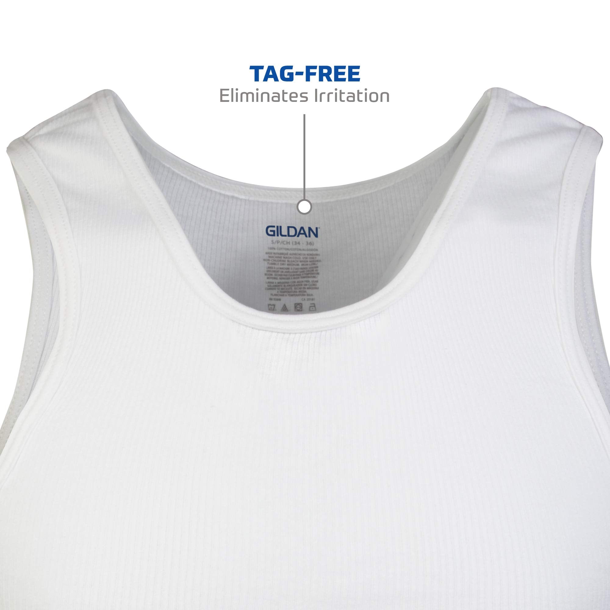 Gildan Men's A-Shirts Tanks Multipack