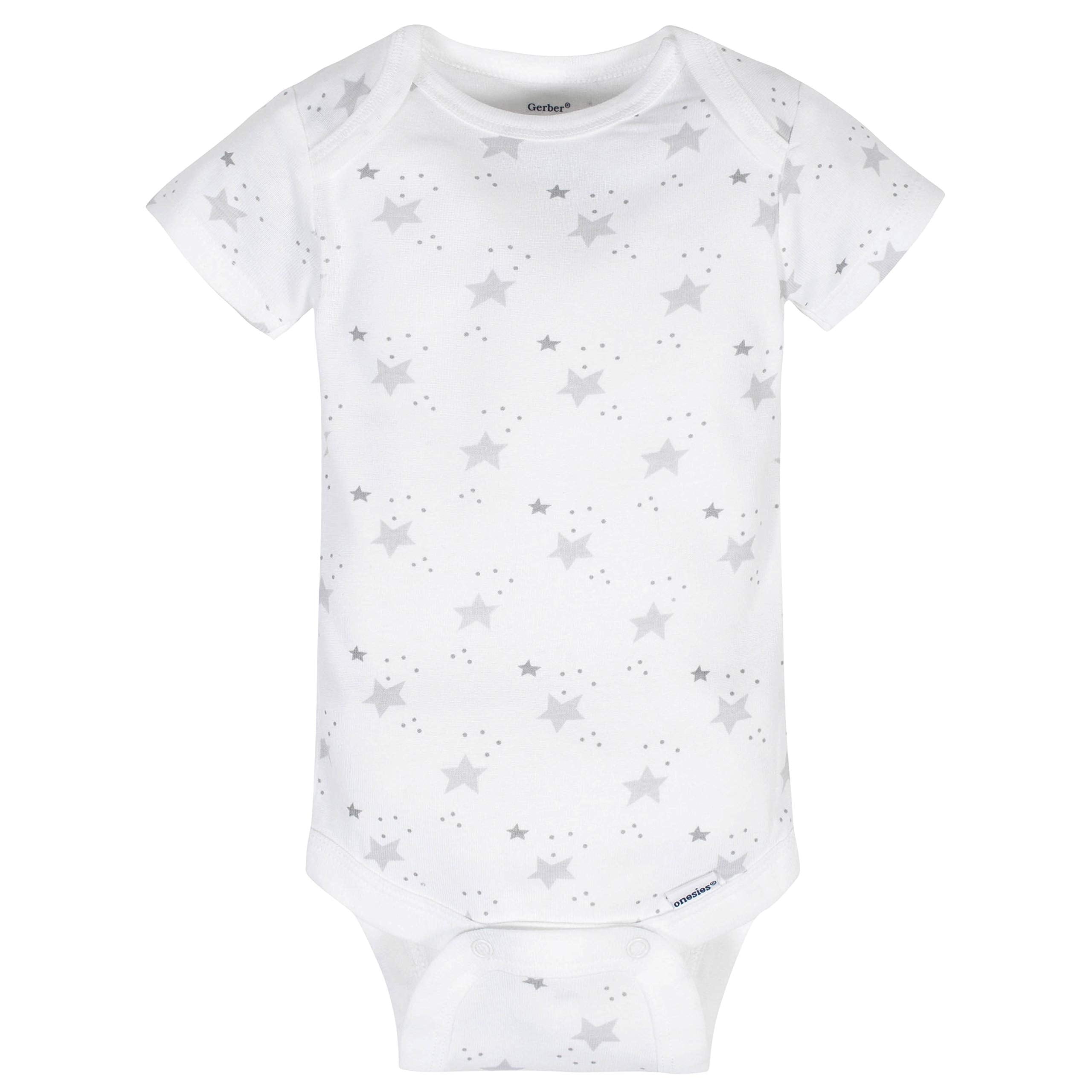 Gerber Baby Girls' 8-pack Short Sleeve Onesies Bodysuits