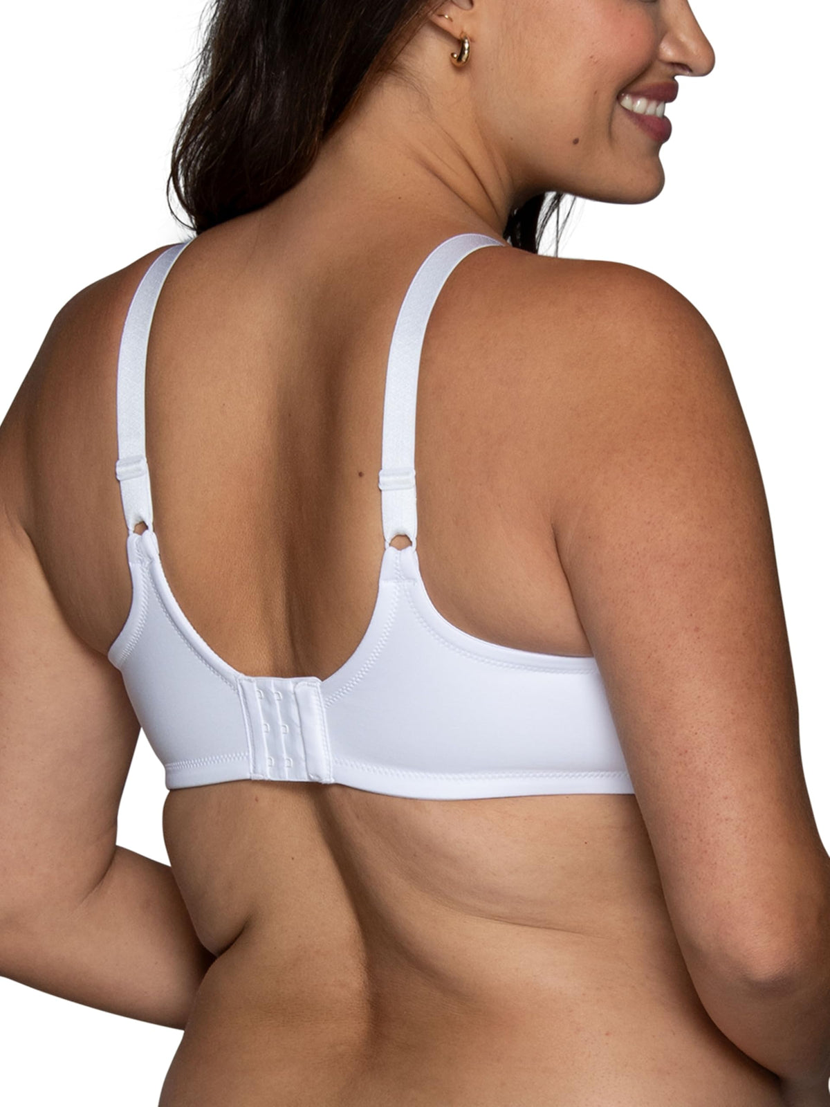 Vanity Fair Women's Full Figure Beauty Back Smoothing Bra, 4 Way Stretch Fabric, Lightly Lined Cups up to H