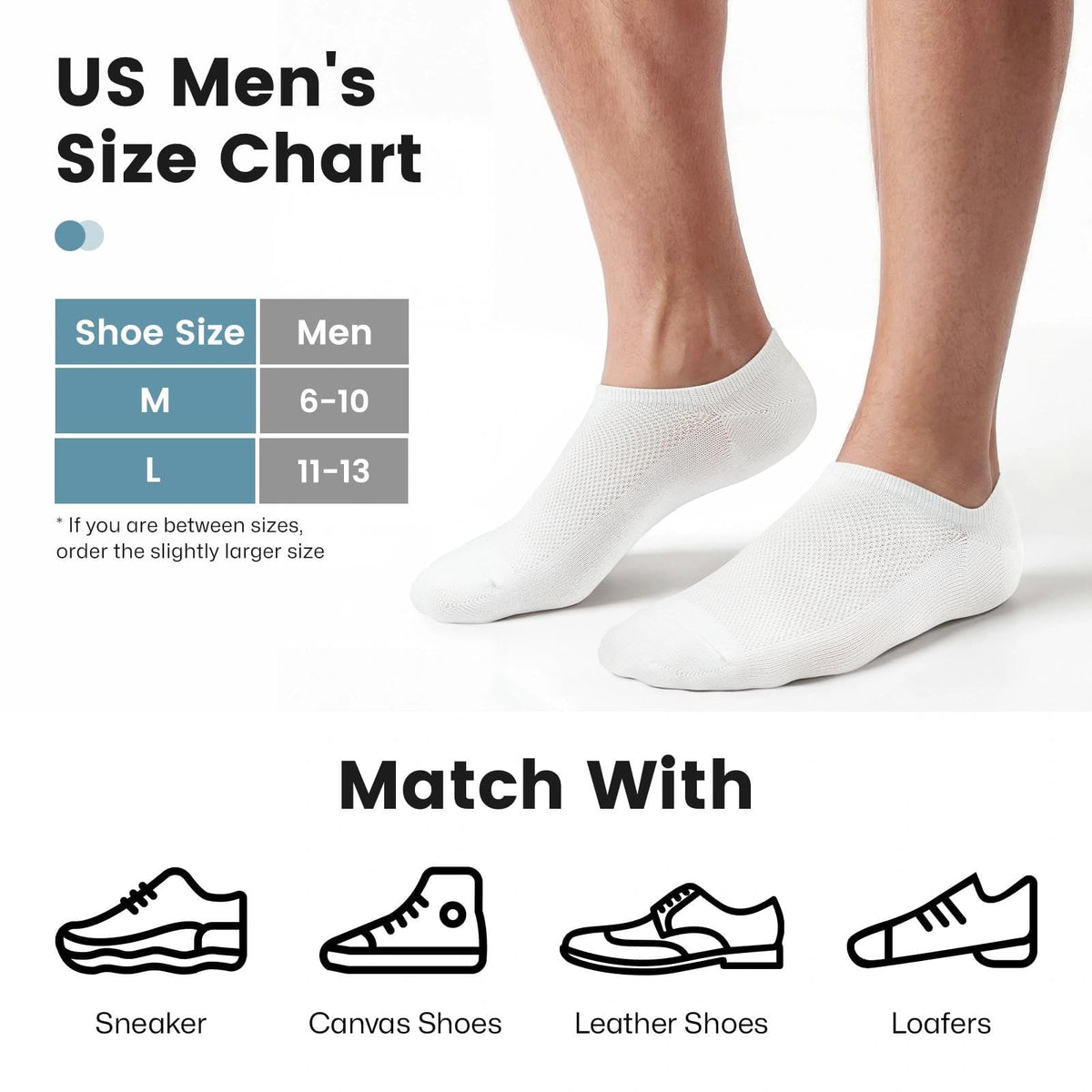wernies No Show Socks Men, Low Cut Ankle Short Casual Non Slip Socks