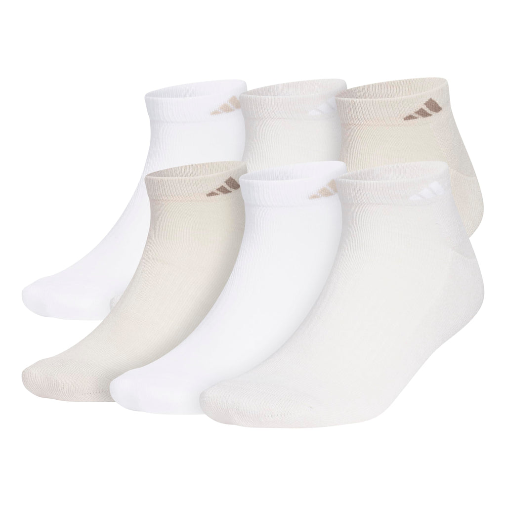 adidas Men's Athletic Cushioned Low Cut Ankle Socks 6 Pairs