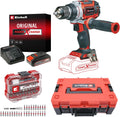 Einhell TP-CD 18/60 Li BL Akülü Vidalama Seti (2,5 Ah Akü ve Şarj Cihazı, 32 Parça Uç Seti ve Çanta Dahildir)
