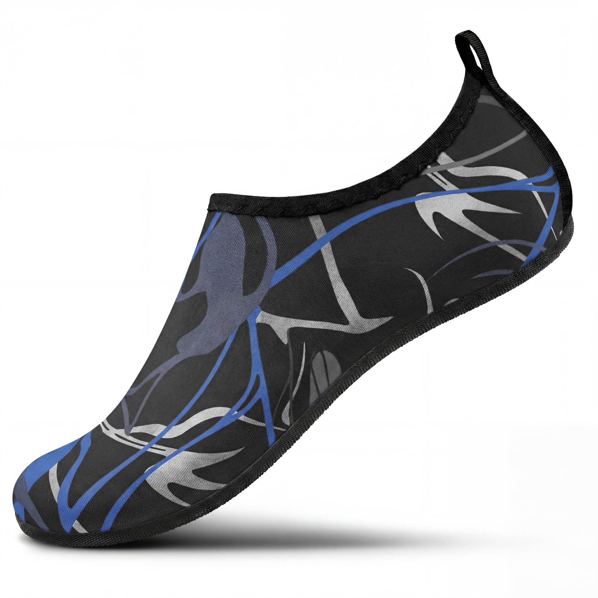 SEEKWAY Water Shoes Women Men Adult Quick-Dry Aqua Socks Barefoot Non Slip for Beach Swim River Pool Lake surf Black SK002(U)