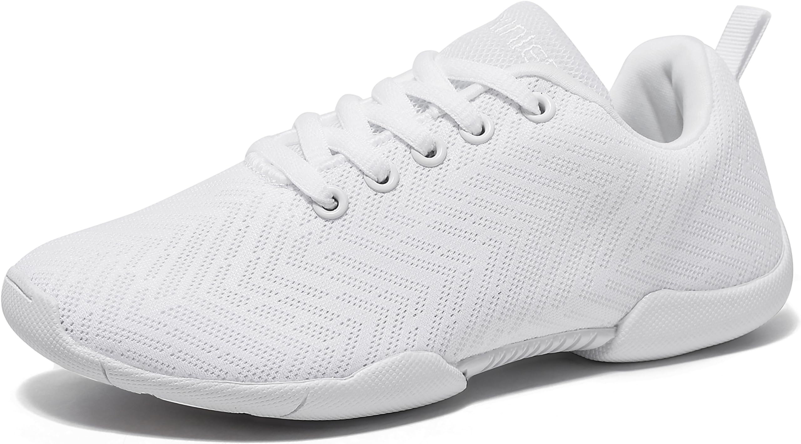 BAXINIER Girls White Cheerleading Shoes