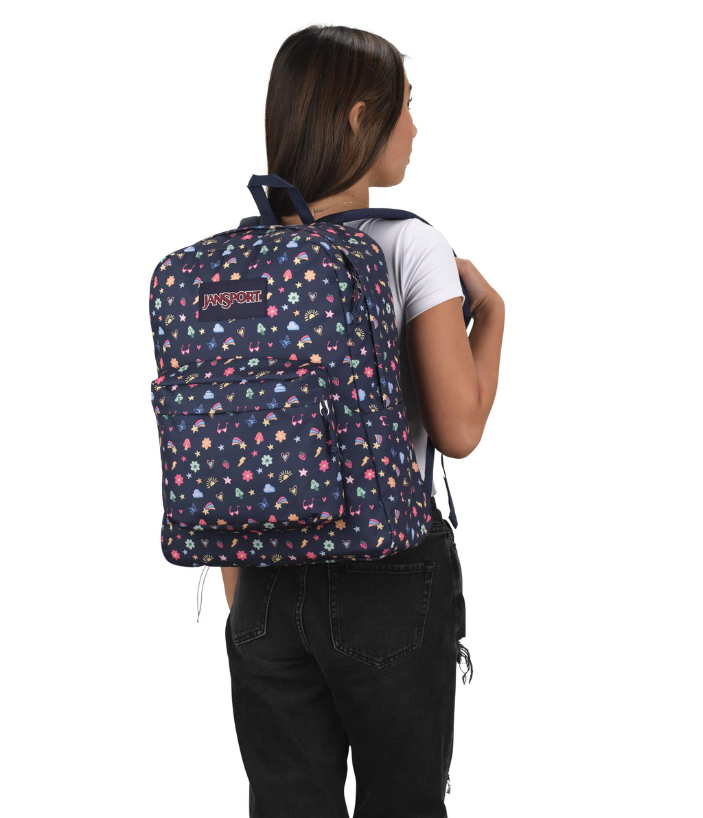 JanSport SuperBreak One Backpacks - Durable, Lightweight Bookbag with 1 Main Compartment, Front Utility Pocket with Built-in Organizer - Premium Backpack, Black