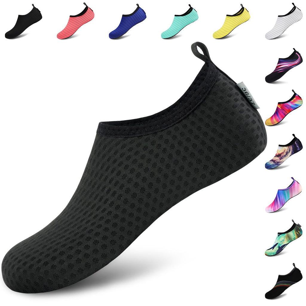 VIFUUR Water Shoes for Men Women Barefoot Quick Dry Aqua Socks Slip On