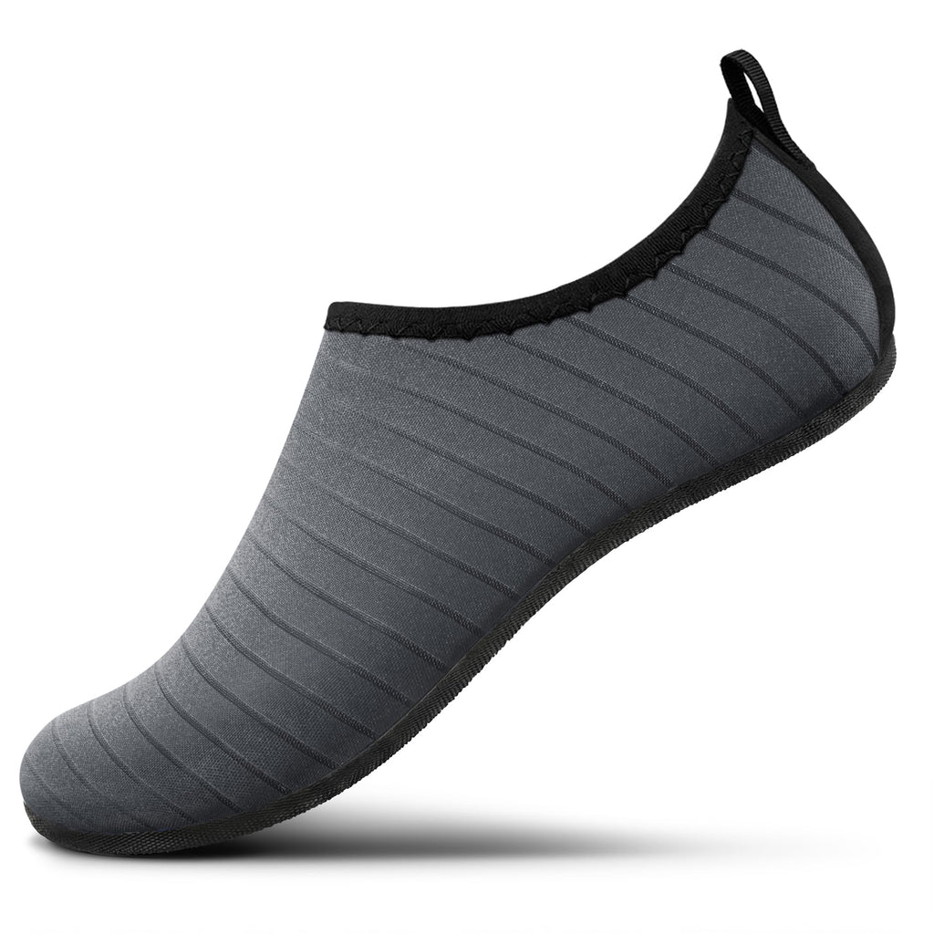 SEEKWAY Water Shoes Women Men Adult Quick-Dry Aqua Socks Barefoot Non Slip for Beach Swim River Pool Lake surf Black SK002(U)