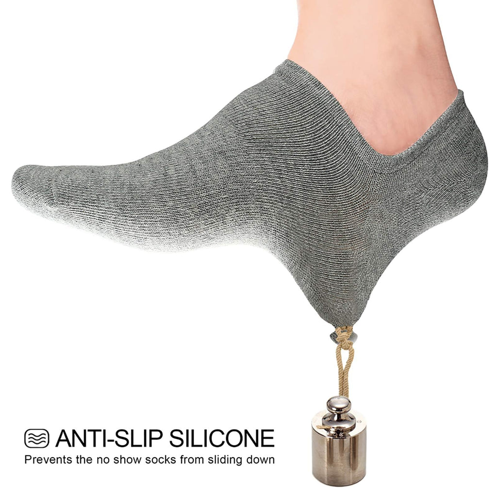 wernies No Show Socks Women Low Cut Ankle Socks Non Slip 4/8 Pairs