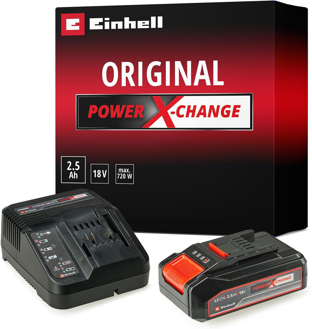 Einhell TP-CD 18/60 Li BL Akülü Vidalama Seti (2,5 Ah Akü ve Şarj Cihazı, 32 Parça Uç Seti ve Çanta Dahildir)